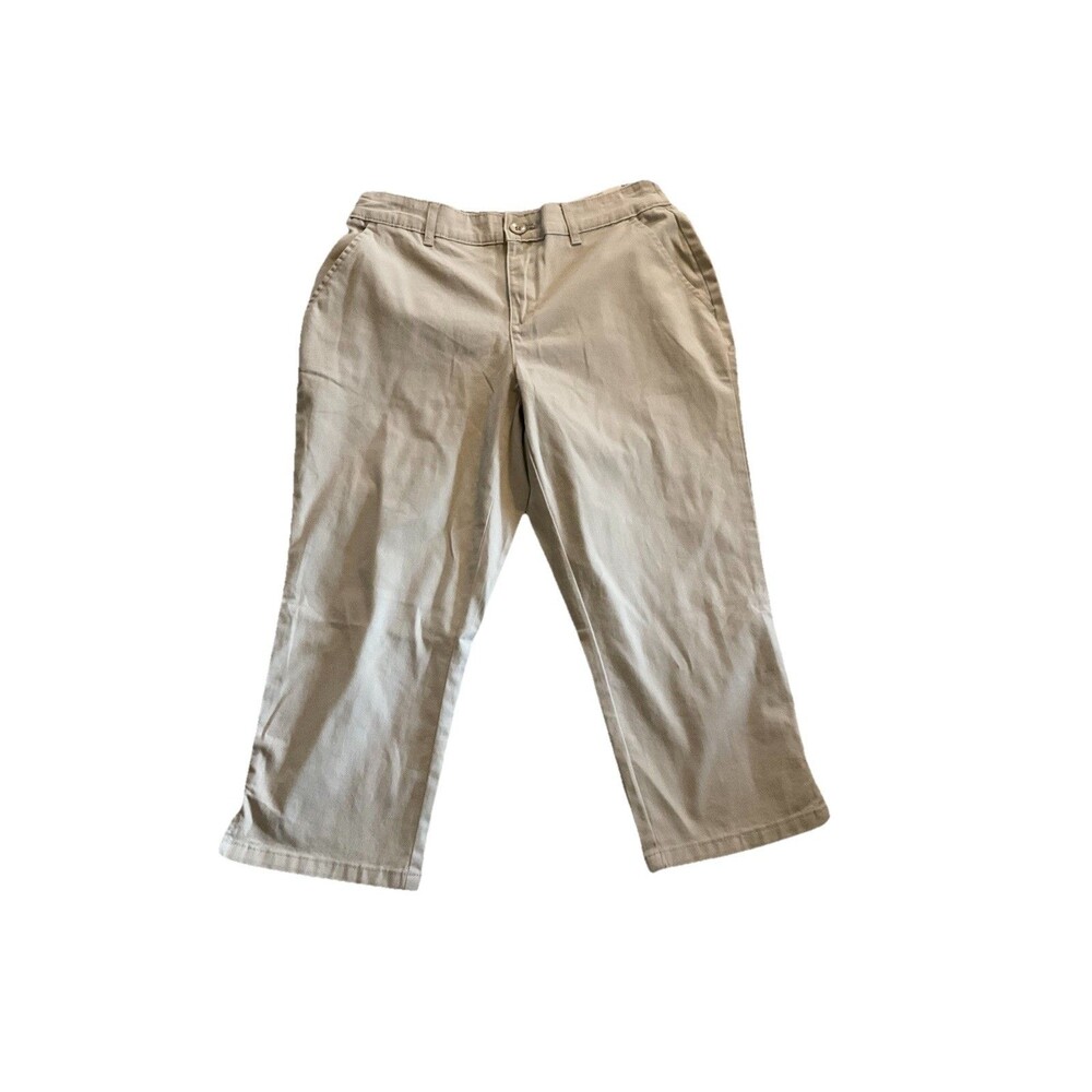 Style & Co Capri Straight Pants Women's Mid Rise Size 4